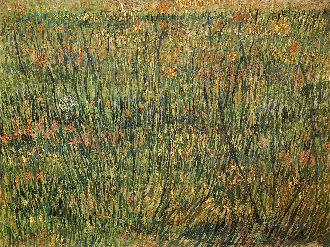 Pasture in Bloom Vincent van Gogh Oil Paintings